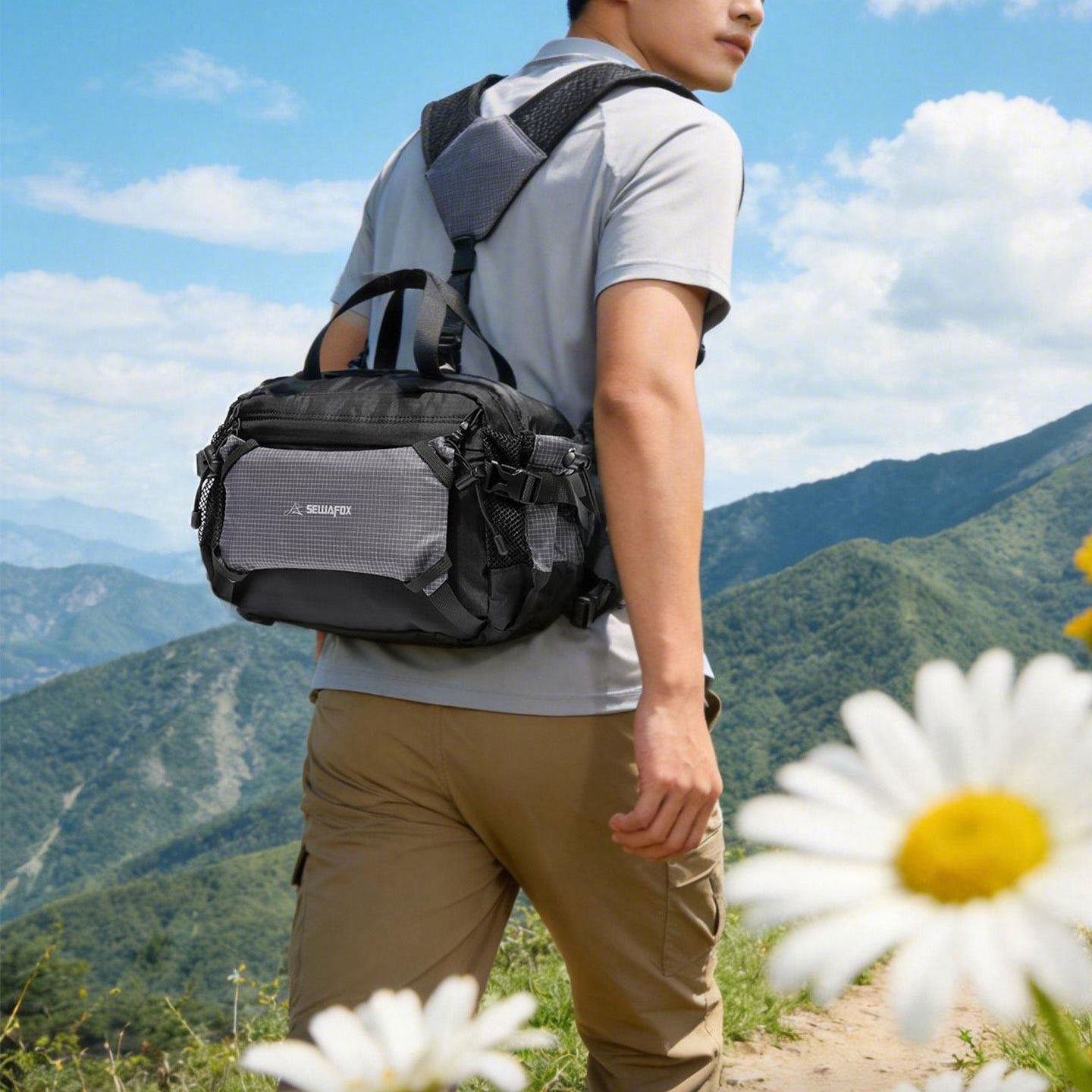 TriCarry - Ultralight Convertible Sling Bag For Hiking, Cycling & Travel