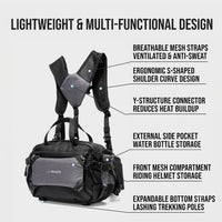 TriCarry - Ultralight Convertible Sling Bag For Hiking, Cycling & Travel