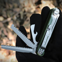 The Pioneer: D2 Steel 8-in-1 Pocket Outdoor Multi-Tool EDC Gear