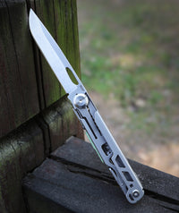 The Pioneer: D2 Steel 8-in-1 Pocket Outdoor Multi-Tool EDC Gear