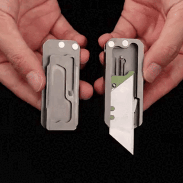 DeckShiv - A Magnetic Fidget Slider Utility Knife