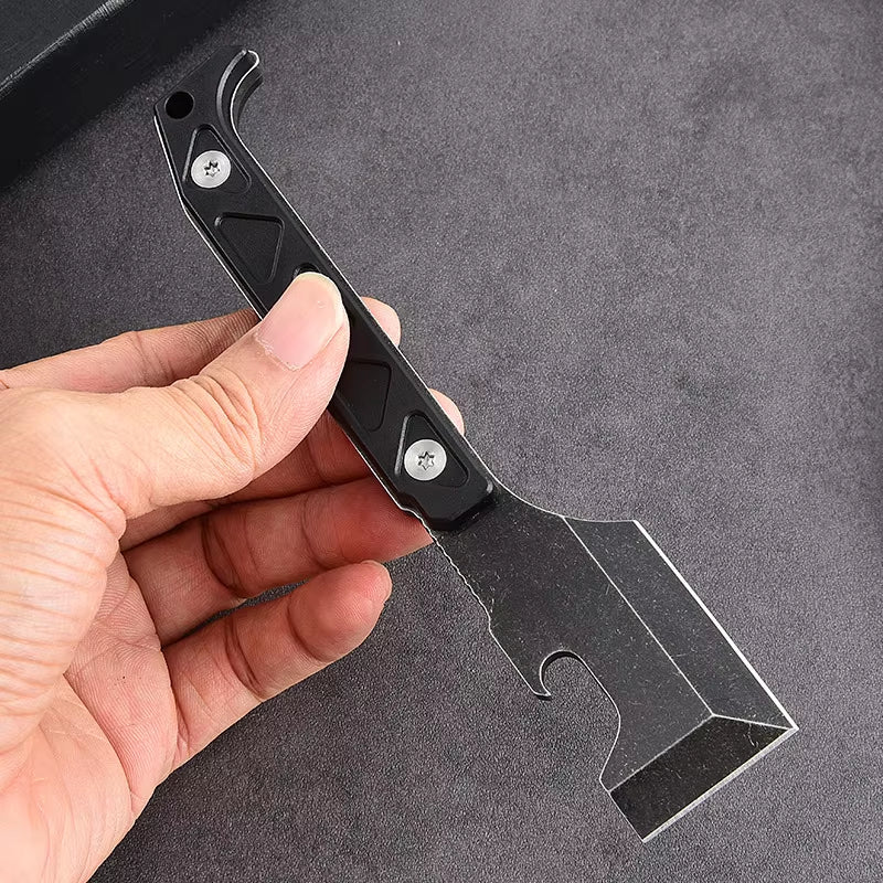 The Axe-Blade: One-piece Shovel Multi-tool EDC K-sheath Knife