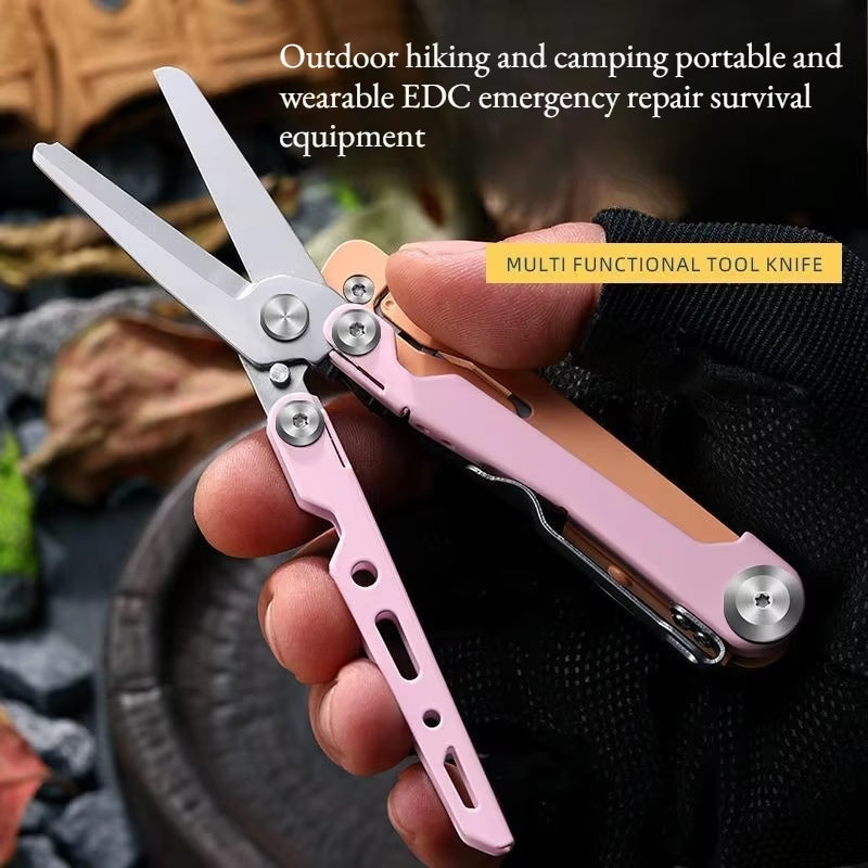 The Dual-Tone:Foldable All-in-One Large Shears EDC Multi-tool