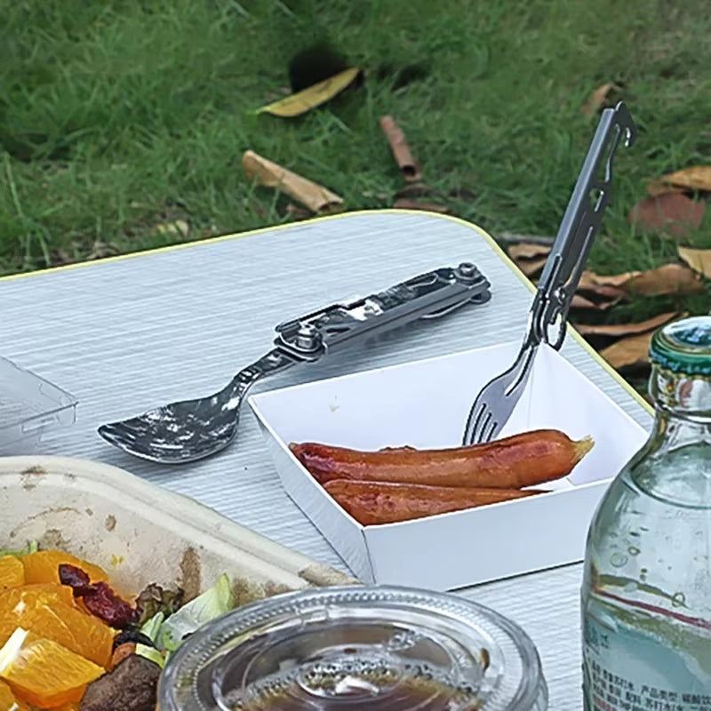 The Orion:6-in-1 Outdoor EDC Multi-Tool Cutlery Set